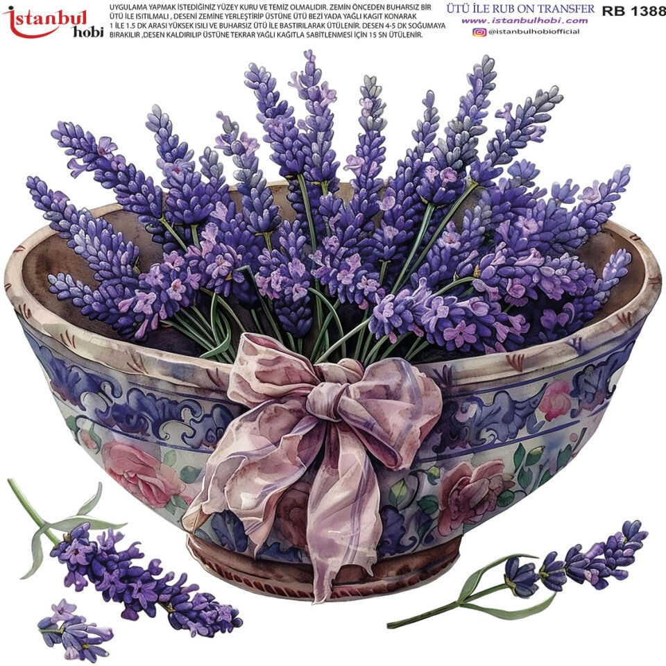 Ütü İle Rub On Transfer 30x30cm RB1388