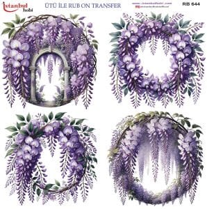 Ütü İle Rub On Transfer 30x30cm RB644