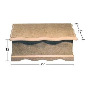 Ahşap 2 No Kutu 27x17cm KU245