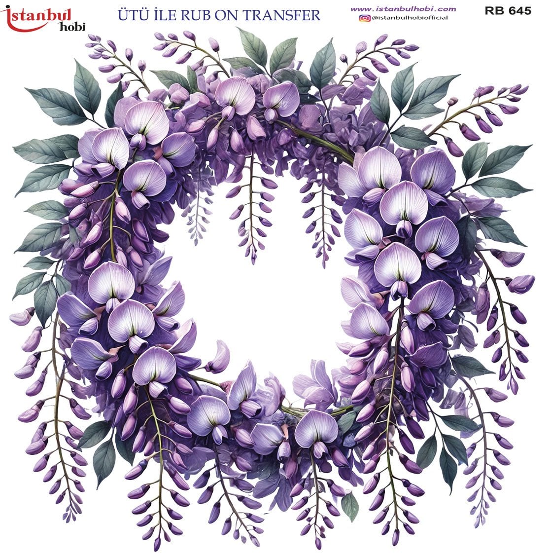 Ütü İle Rub On Transfer 30x30cm RB645