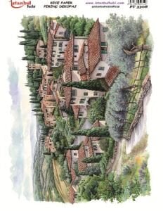 Pirinç Dekopaj Kağıdı 30x42cm PT-3308