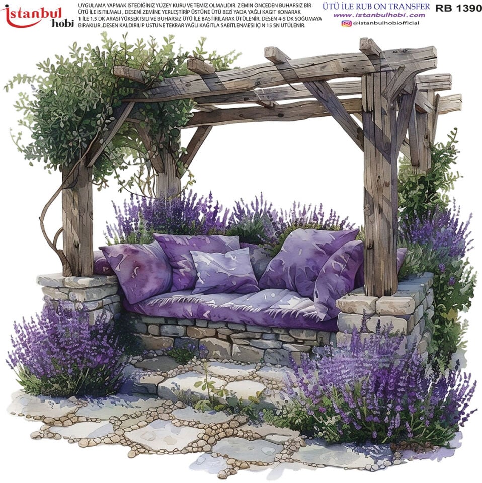 Ütü İle Rub On Transfer 30x30cm RB1390
