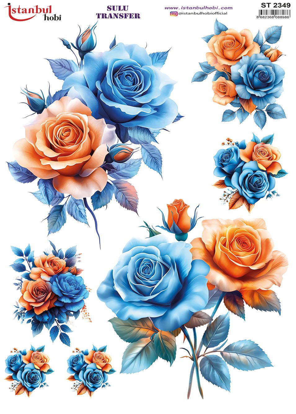 Sulu Transfer Kağıdı 25x35cm ST-2349