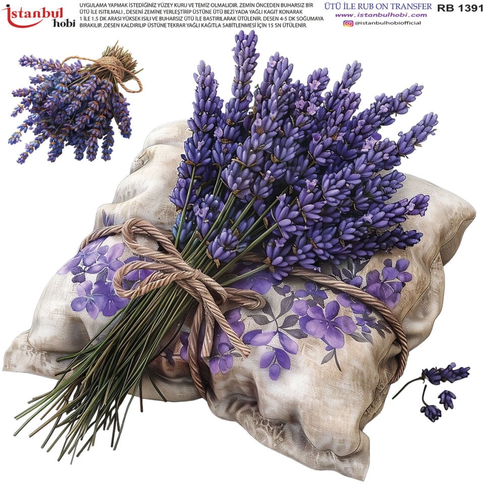 Ütü İle Rub On Transfer 30x30cm RB1391