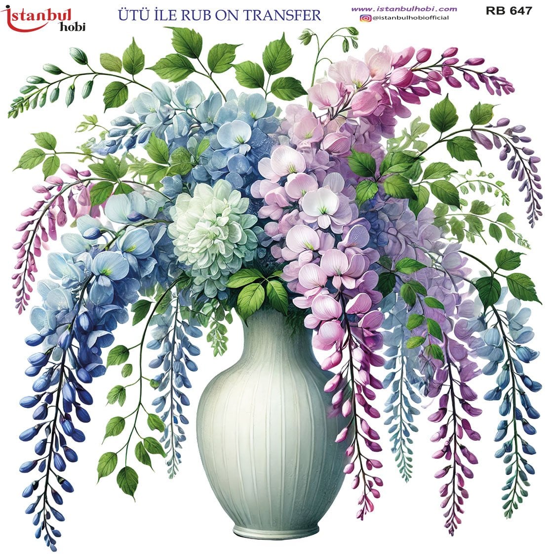 Ütü İle Rub On Transfer 30x30cm RB647