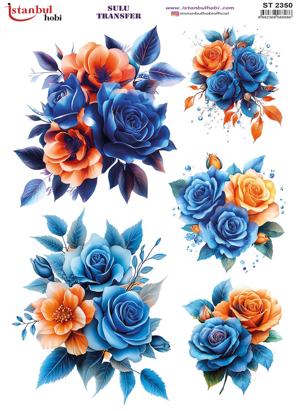 Sulu Transfer Kağıdı 25x35cm ST-2350