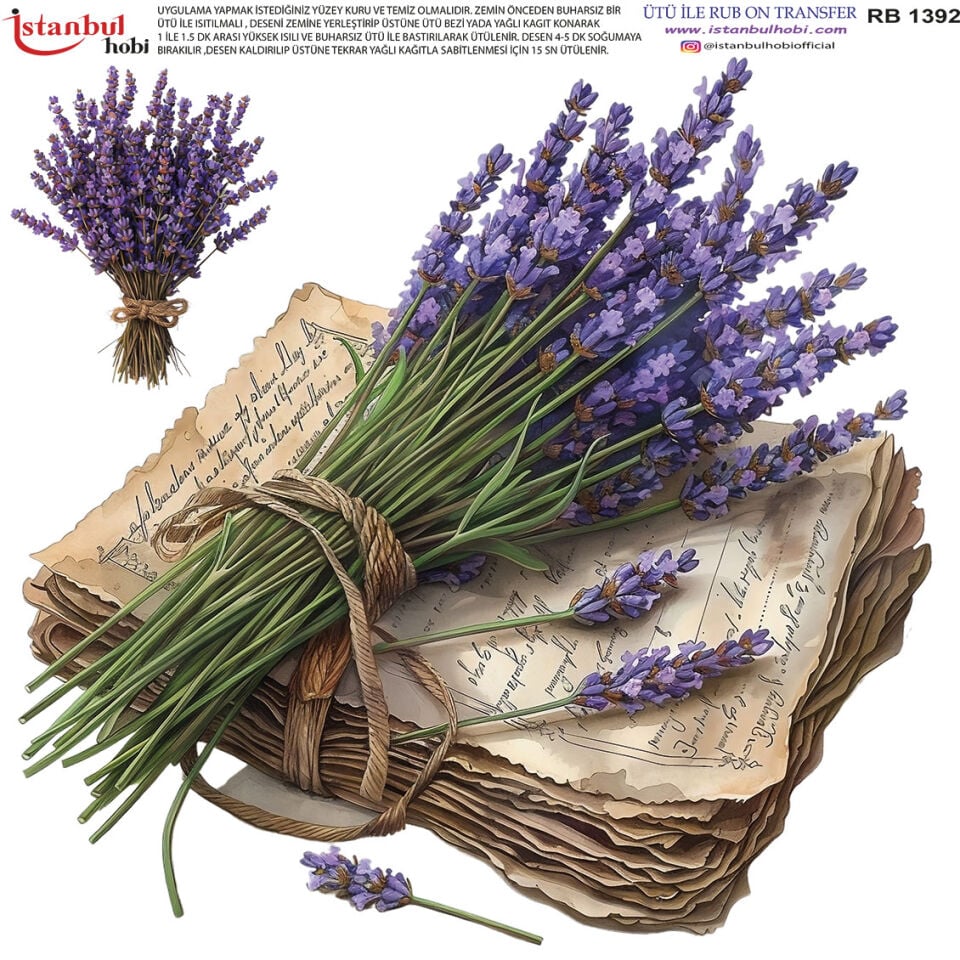 Ütü İle Rub On Transfer 30x30cm RB1392
