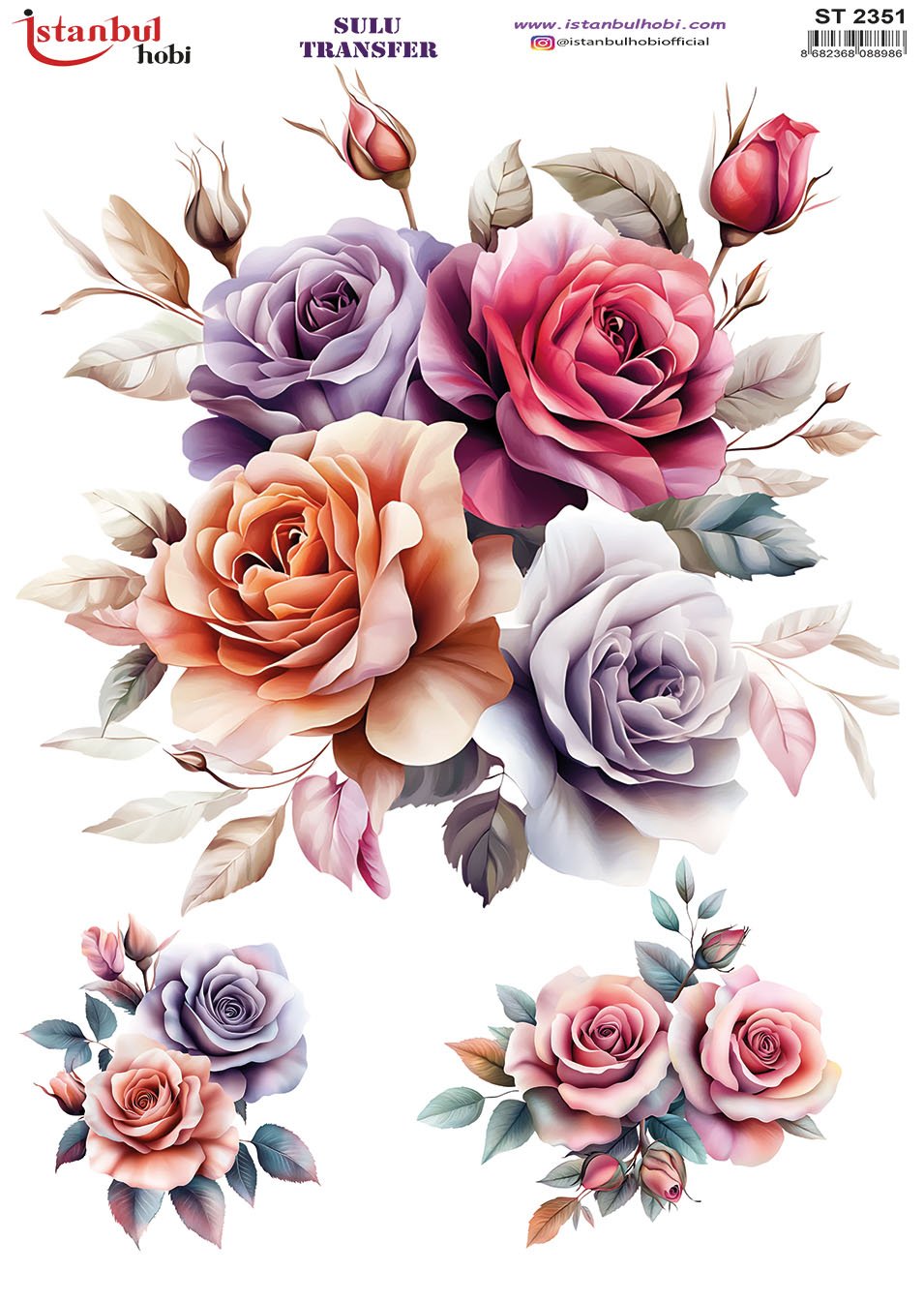 Sulu Transfer Kağıdı 25x35cm ST-2351