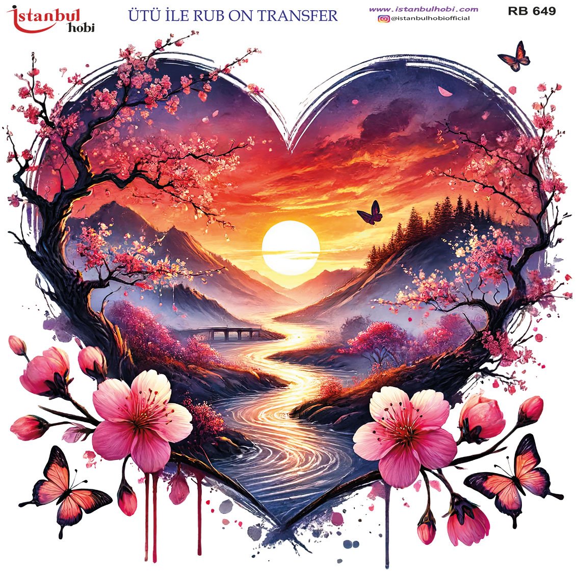 Ütü İle Rub On Transfer 30x30cm RB649