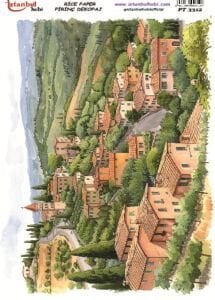 Pirinç Dekopaj Kağıdı 30x42cm PT-3312