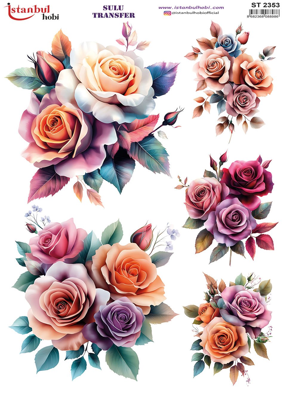 Sulu Transfer Kağıdı 25x35cm ST-2353
