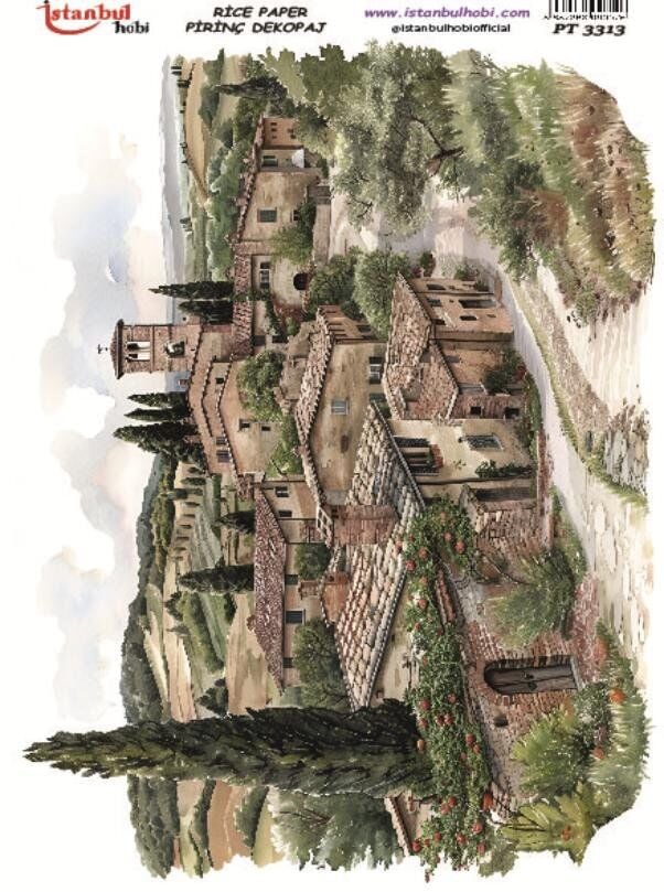 Pirinç Dekopaj Kağıdı 30x42cm PT-3313