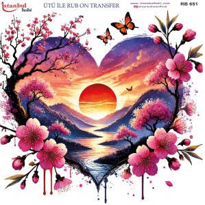 Ütü İle Rub On Transfer 30x30cm RB651