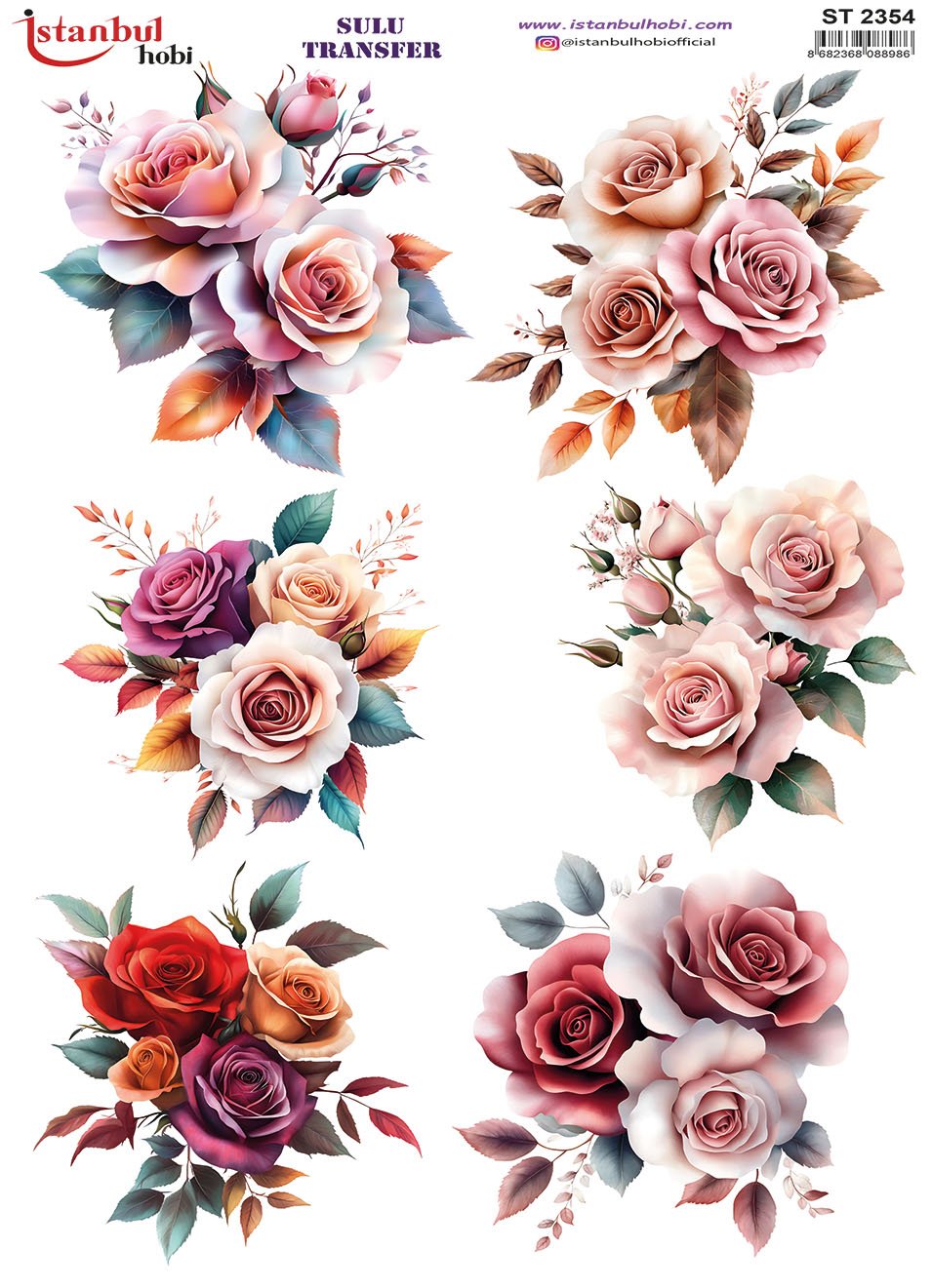 Sulu Transfer Kağıdı 25x35cm ST-2354