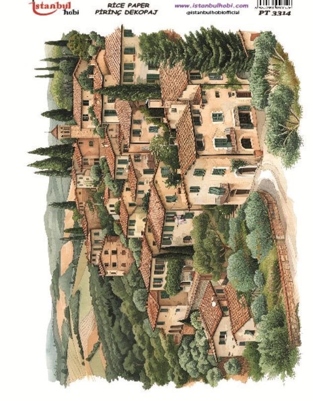 Pirinç Dekopaj Kağıdı 30x42cm PT-3314