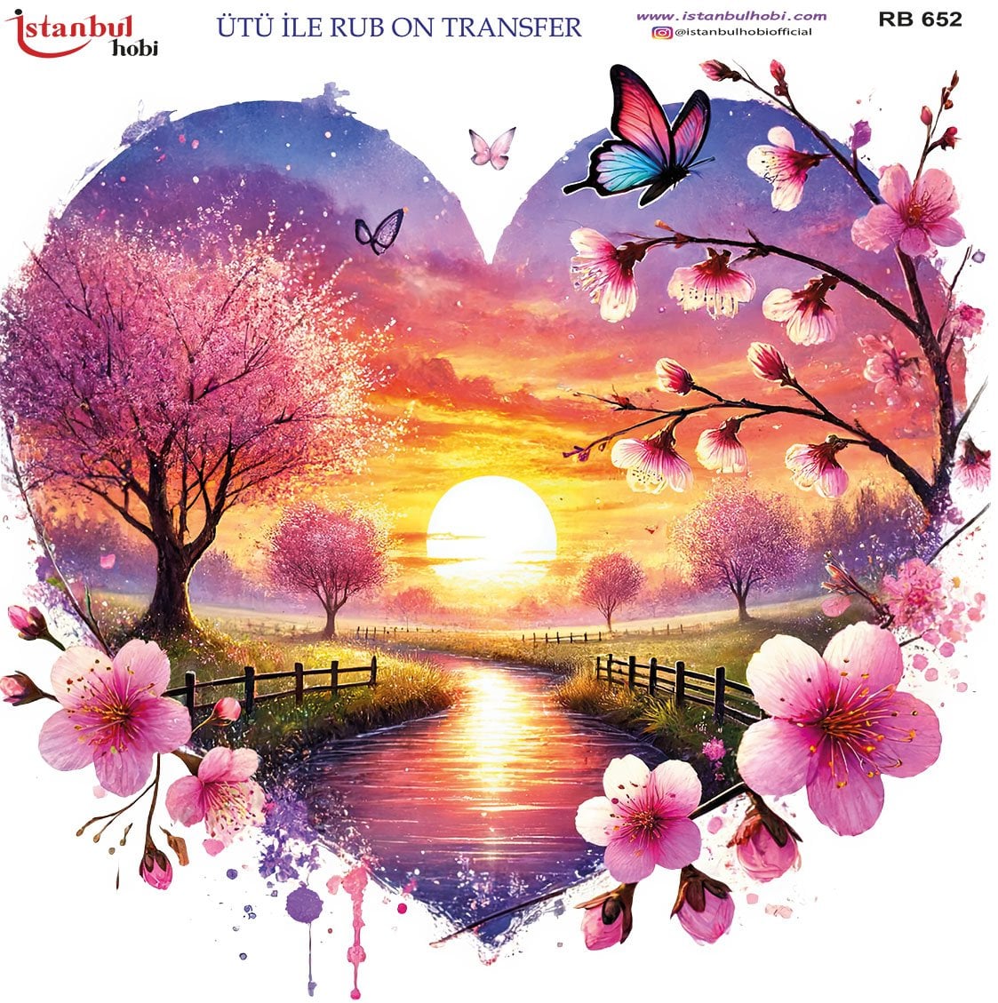 Ütü İle Rub On Transfer 30x30cm RB652
