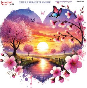 Ütü İle Rub On Transfer 30x30cm RB652
