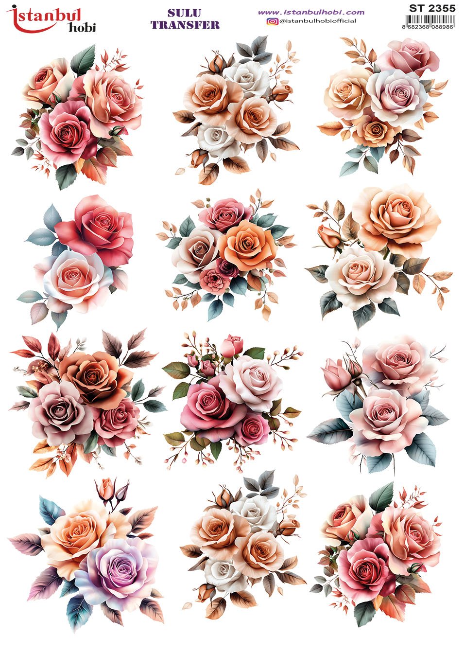 Sulu Transfer Kağıdı 25x35cm ST-2355