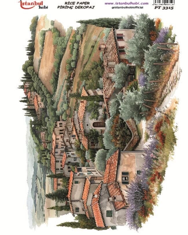 Pirinç Dekopaj Kağıdı 30x42cm PT-3315
