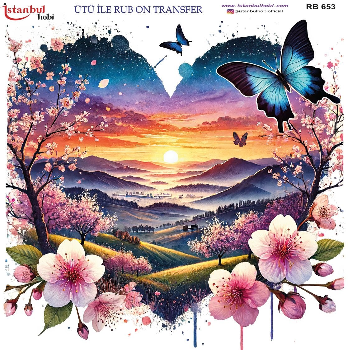 Ütü İle Rub On Transfer 30x30cm RB653