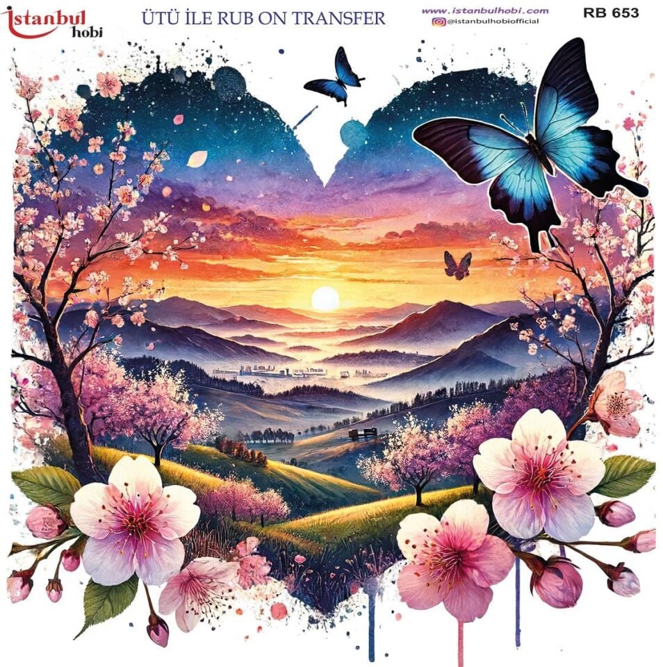 Ütü İle Rub On Transfer 30x30cm RB653