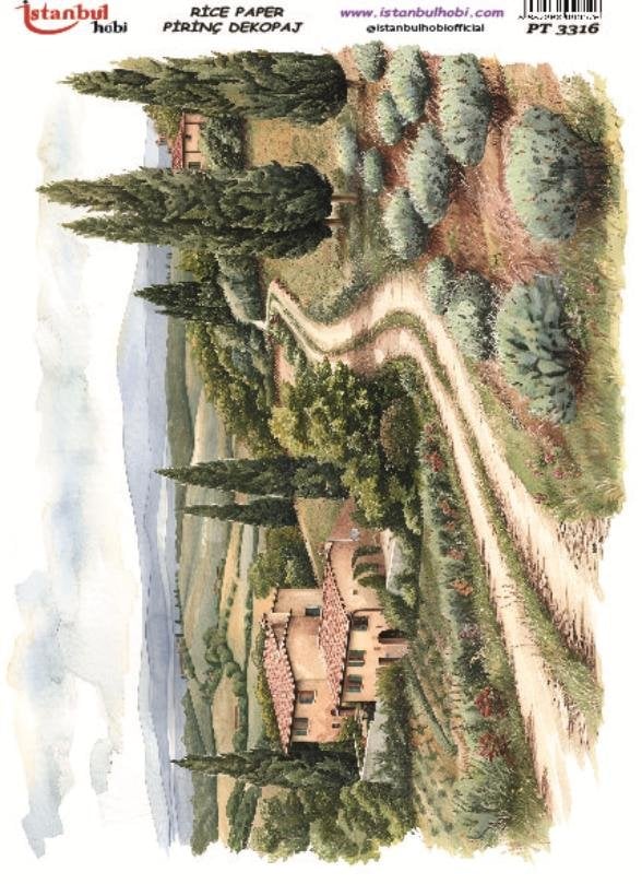Pirinç Dekopaj Kağıdı 30x42cm PT-3316