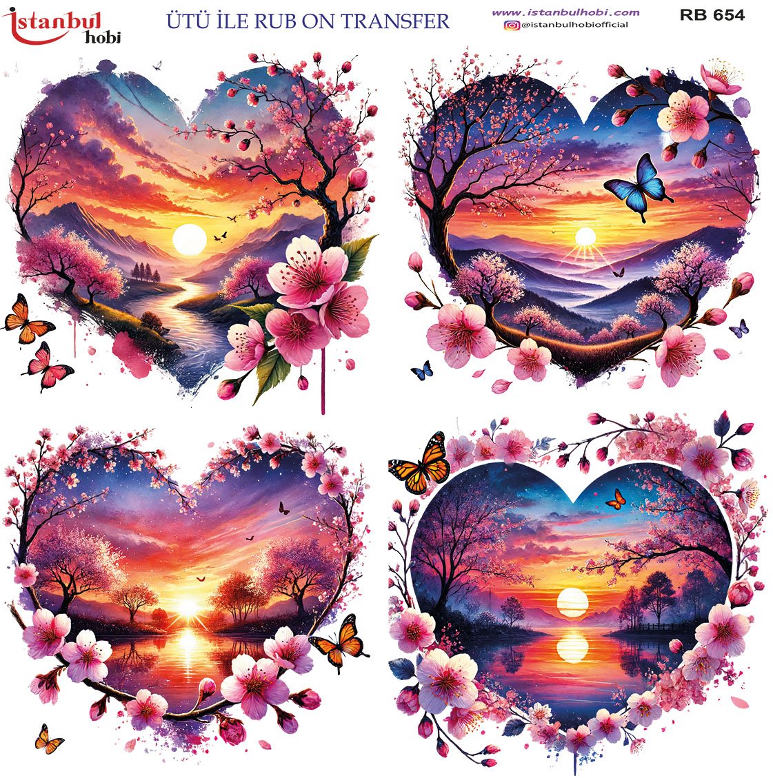 Ütü İle Rub On Transfer 30x30cm RB654