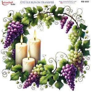 Ütü İle Rub On Transfer 30x30cm RB655