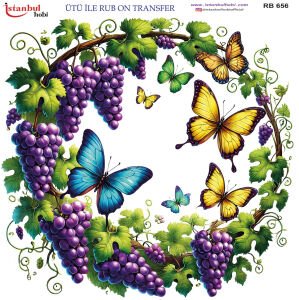 Ütü İle Rub On Transfer 30x30cm RB656