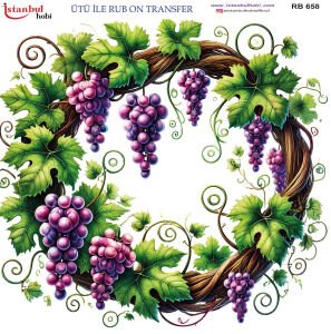 Ütü İle Rub On Transfer 30x30cm RB658