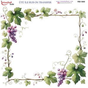 Ütü İle Rub On Transfer 30x30cm RB660