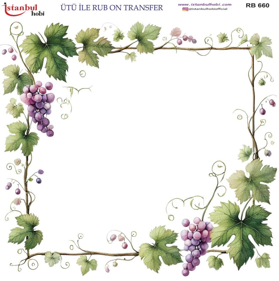 Ütü İle Rub On Transfer 30x30cm RB660