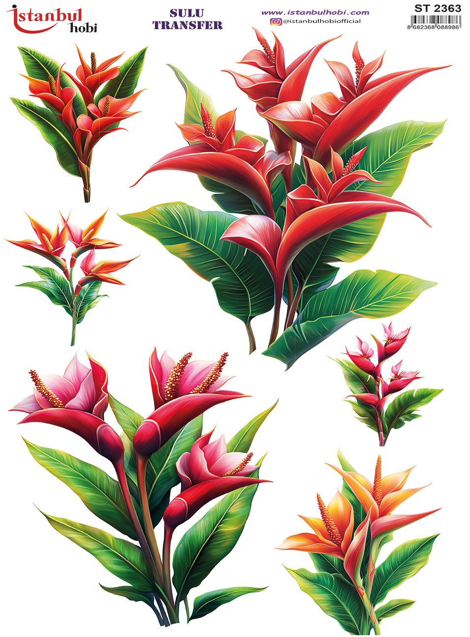 Sulu Transfer Kağıdı 25x35cm ST-2363