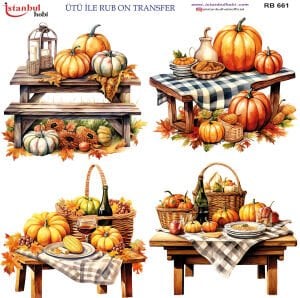 Ütü İle Rub On Transfer 30x30cm RB661