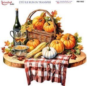 Ütü İle Rub On Transfer 30x30cm RB662