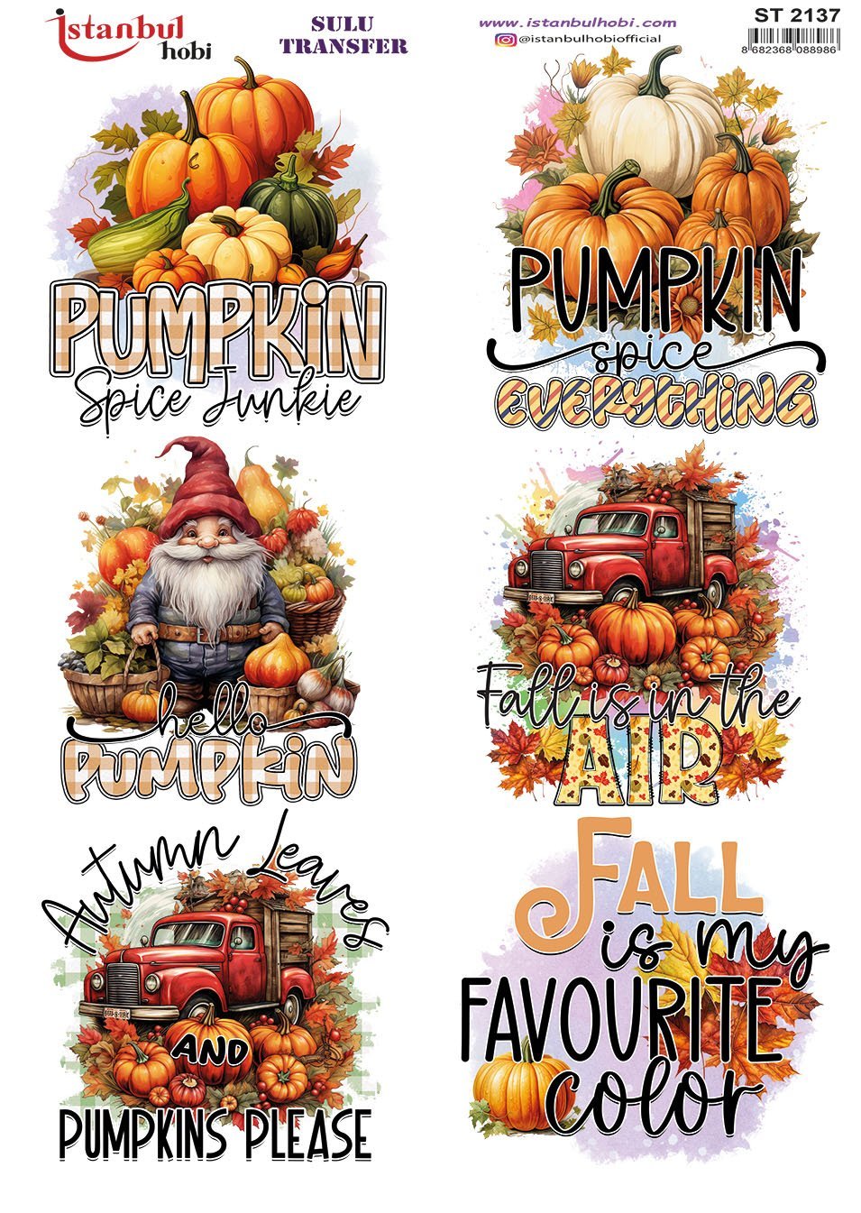 Sulu Transfer Kağıdı 25x35cm ST-2137