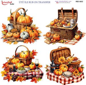 Ütü İle Rub On Transfer 30x30cm RB663