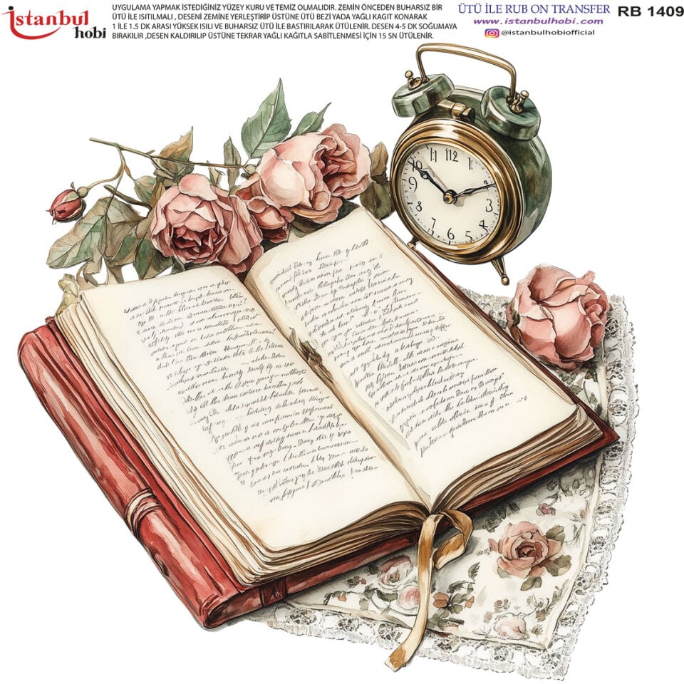 Ütü İle Rub On Transfer 30x30cm RB1409