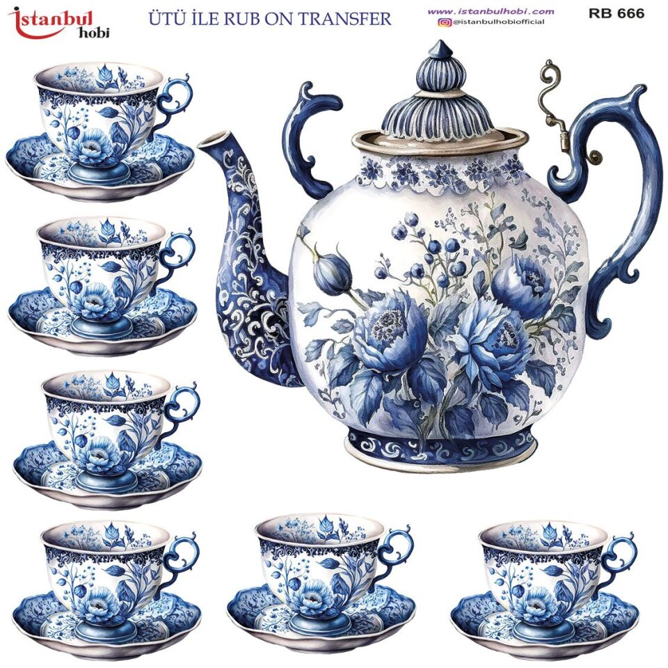 Ütü İle Rub On Transfer 30x30cm RB666