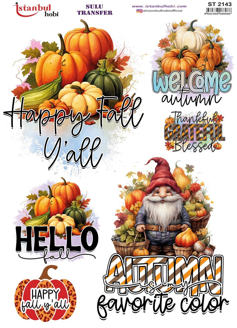 Sulu Transfer Kağıdı 25x35cm ST-2143