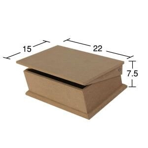 Ahşap MDF Kutu 22x15cm KU209