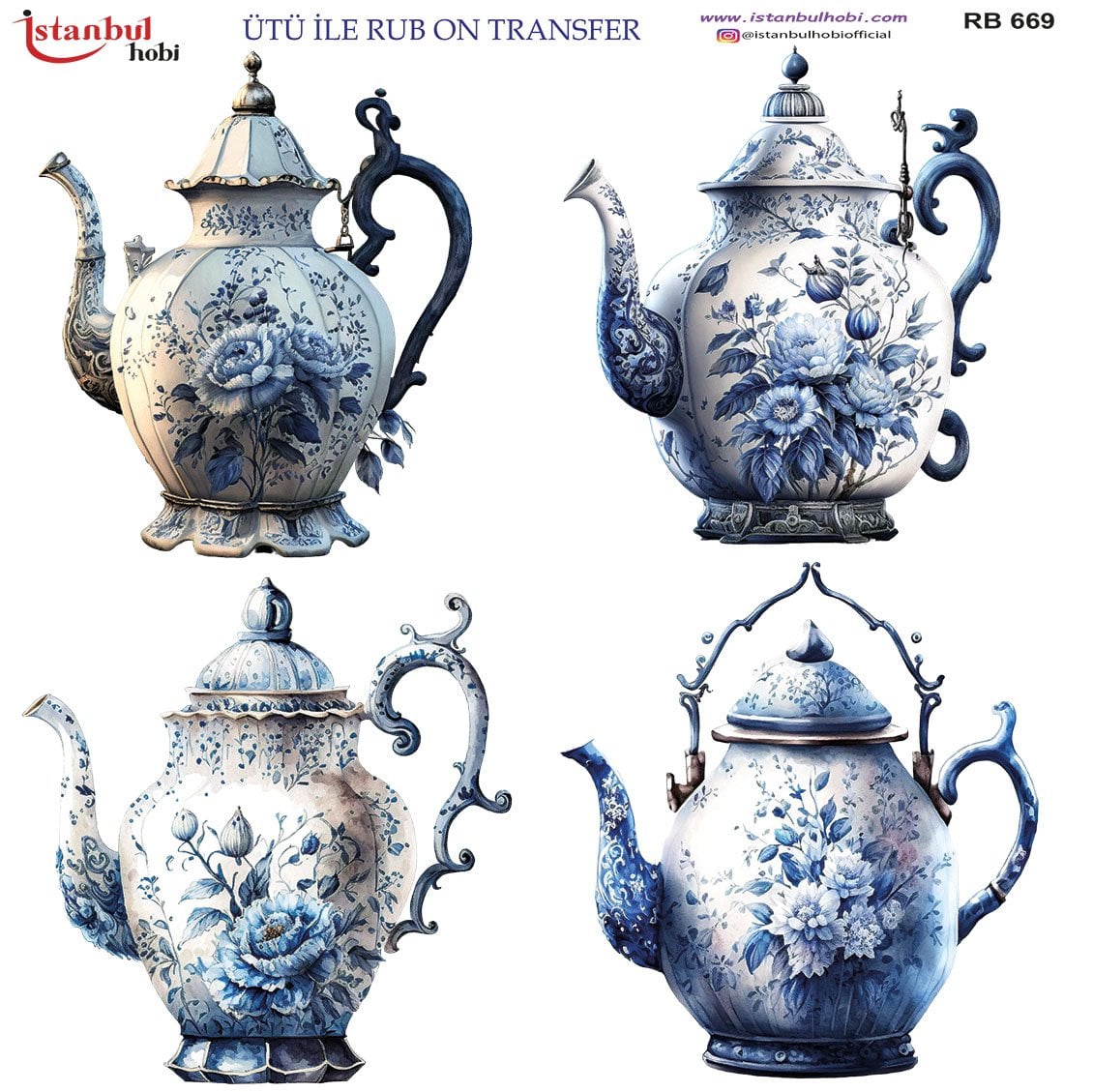 Ütü İle Rub On Transfer 30x30cm RB669