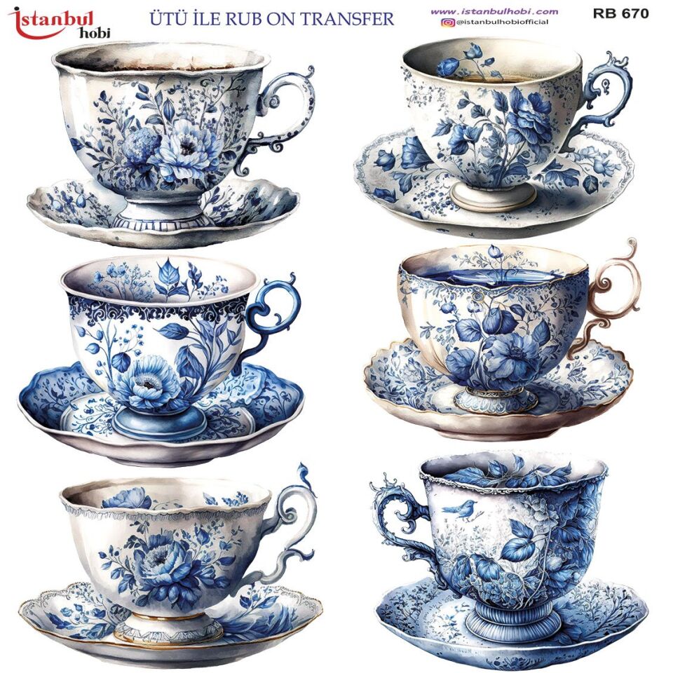 Ütü İle Rub On Transfer 30x30cm RB670