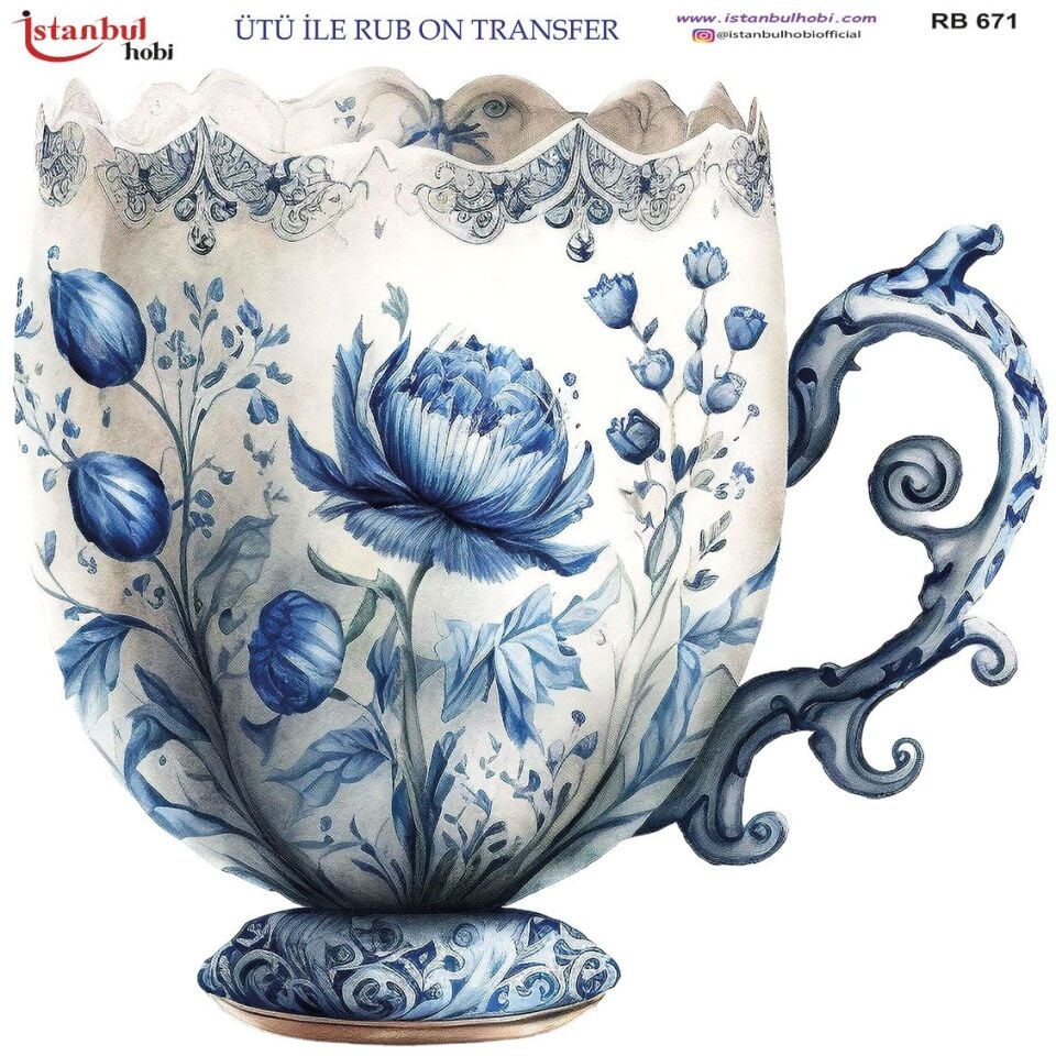 Ütü İle Rub On Transfer 30x30cm RB671