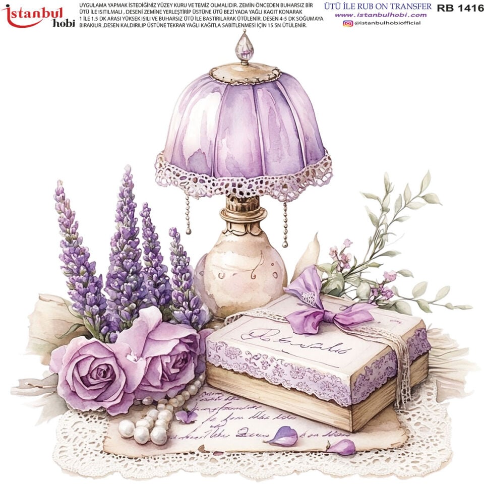 Ütü İle Rub On Transfer 30x30cm RB1416