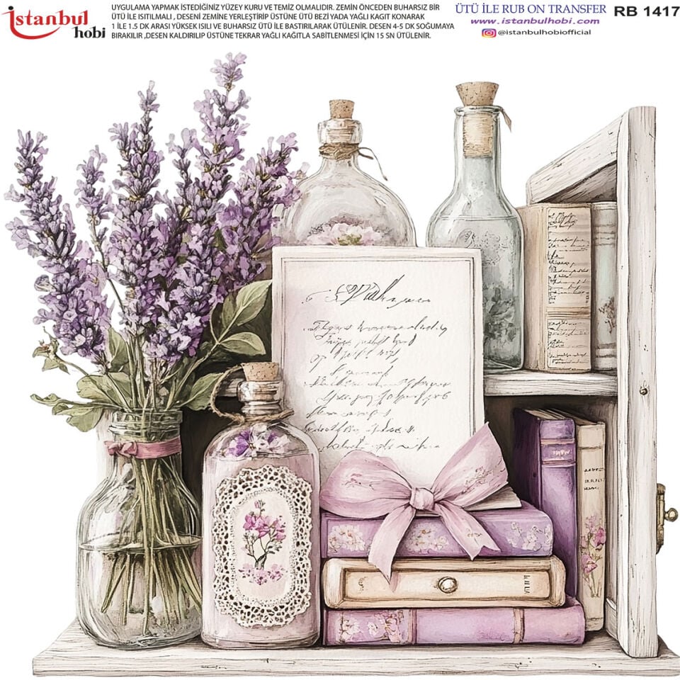 Ütü İle Rub On Transfer 30x30cm RB1417