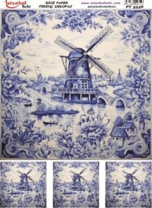 Pirinç Dekopaj Kağıdı 30x42cm PT-3336