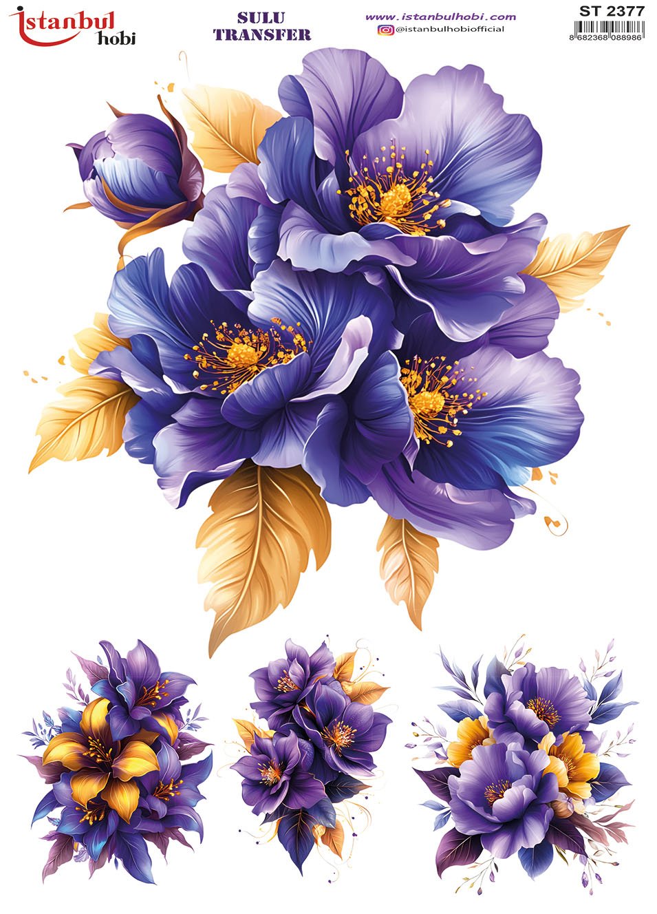 Sulu Transfer Kağıdı 25x35cm ST-2377