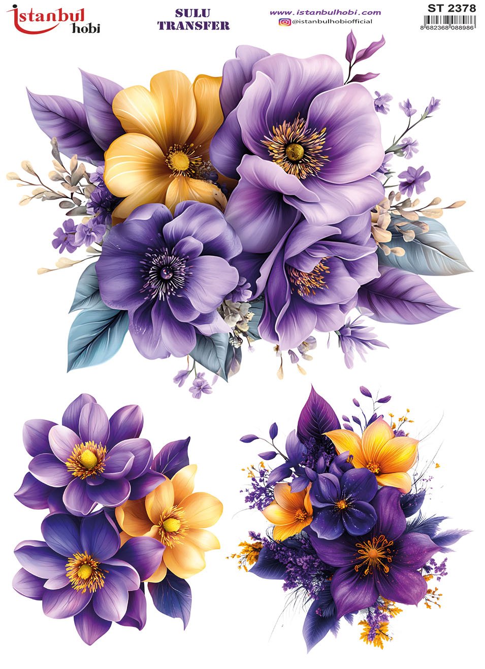 Sulu Transfer Kağıdı 25x35cm ST-2378