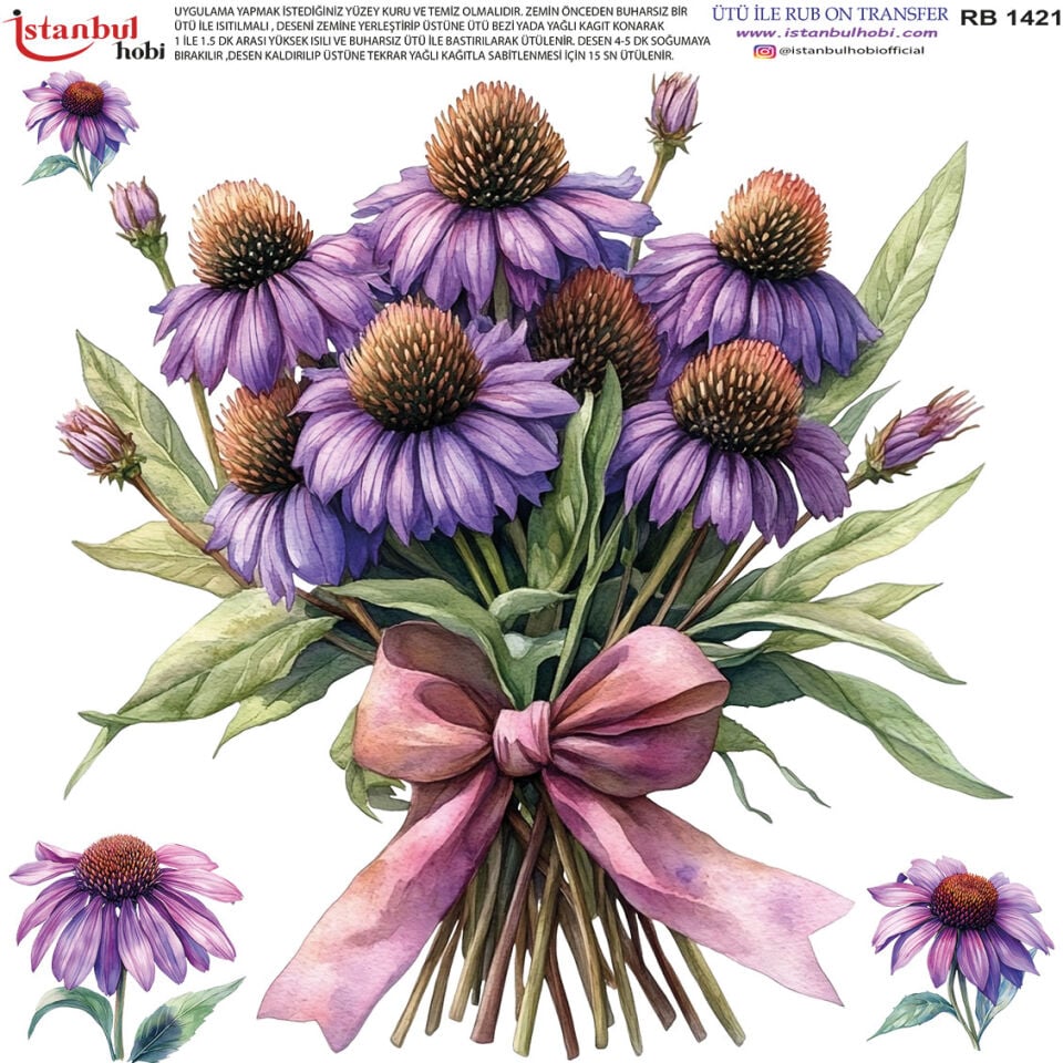 Ütü İle Rub On Transfer 30x30cm RB1421